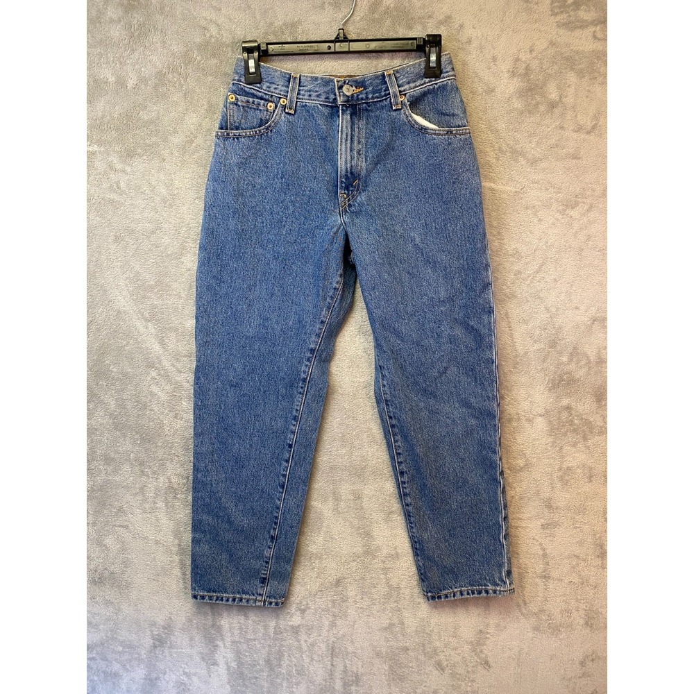 Levis 550 Womens 6 S Classic Relaxed Tapered Leg Blue Jeans Made in Mexico